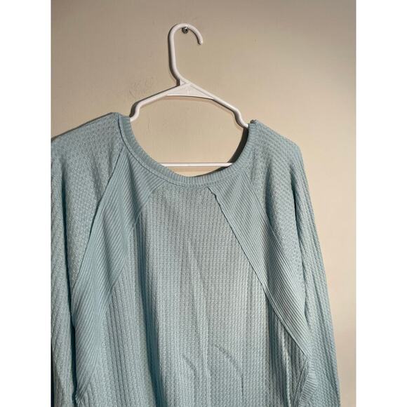 We The Free Santa Clara Oversized Thermal in Blue - Picture 7 of 11